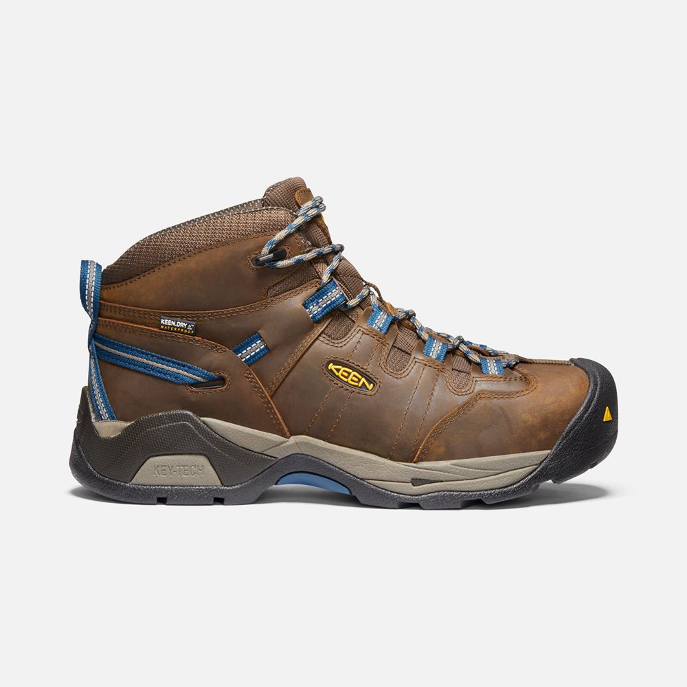 Botas de Trabajo Keen Mexico Marrom - Hombre Detroit Xt Waterproof (Steel Toe) - PO9305718